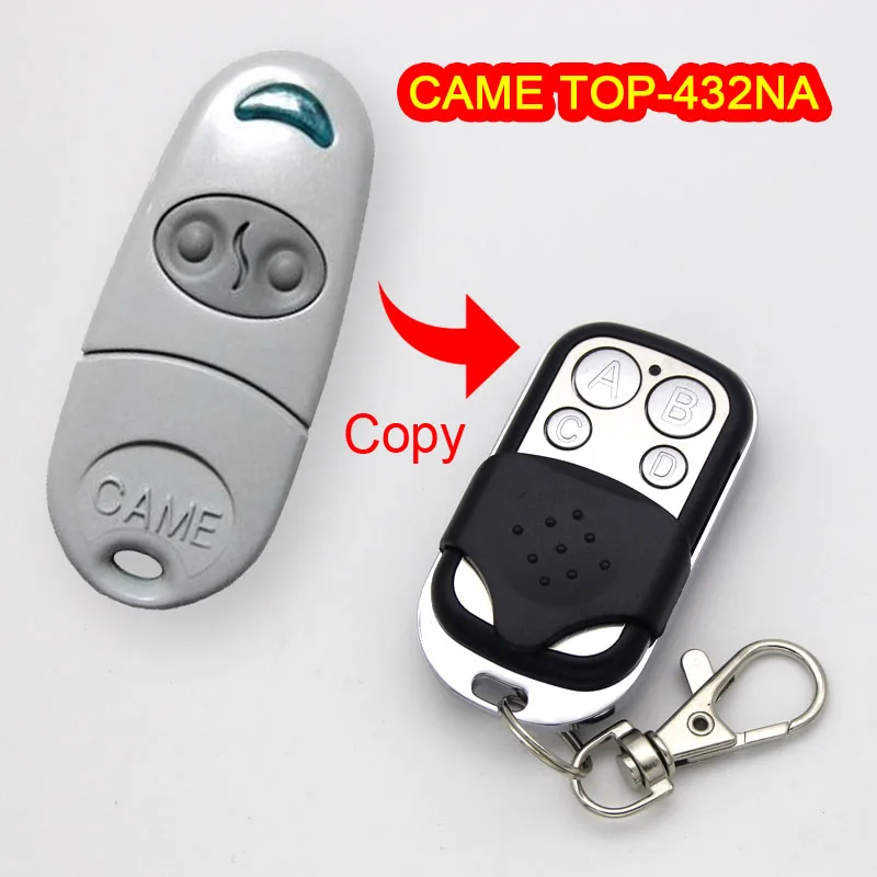 

Copy CAME TOP-432NA Remote control CAME TOP432NA Garage remote control universal 433 MHz garage door remote control duplicator