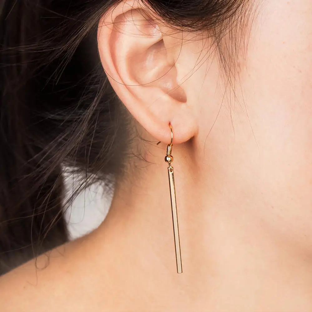 Hot New Drop Earrings fashion jewelry alloy Bars drop dangle earring