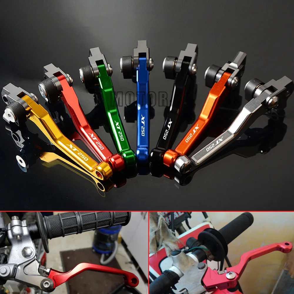 

Aluminum Pit Pivot Dirt Bike Brake Clutch Levers Handle Motorcycles Motocross Accessories For YAMAHA XT250 XT 250 2005-2016 2017