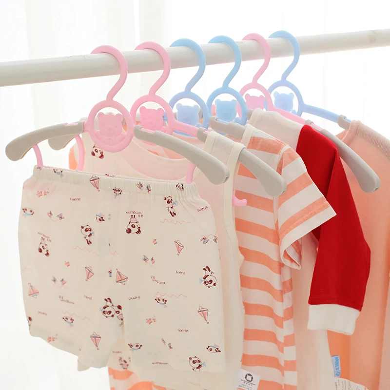 Kids hanger creative telescopic clothes hanger baby hangers home