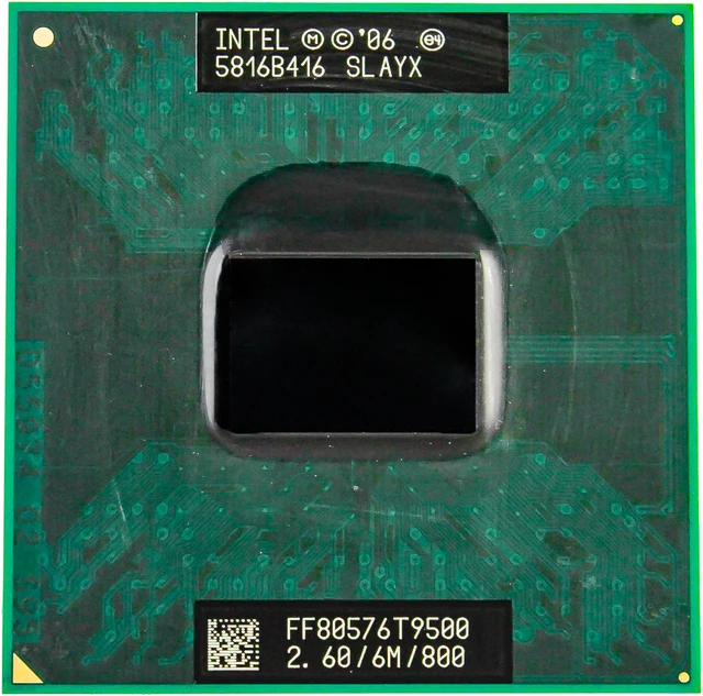 CPU lap   top Core 2 Duo T9500 CPU 6M Cache/2.6GHz/800/Dual