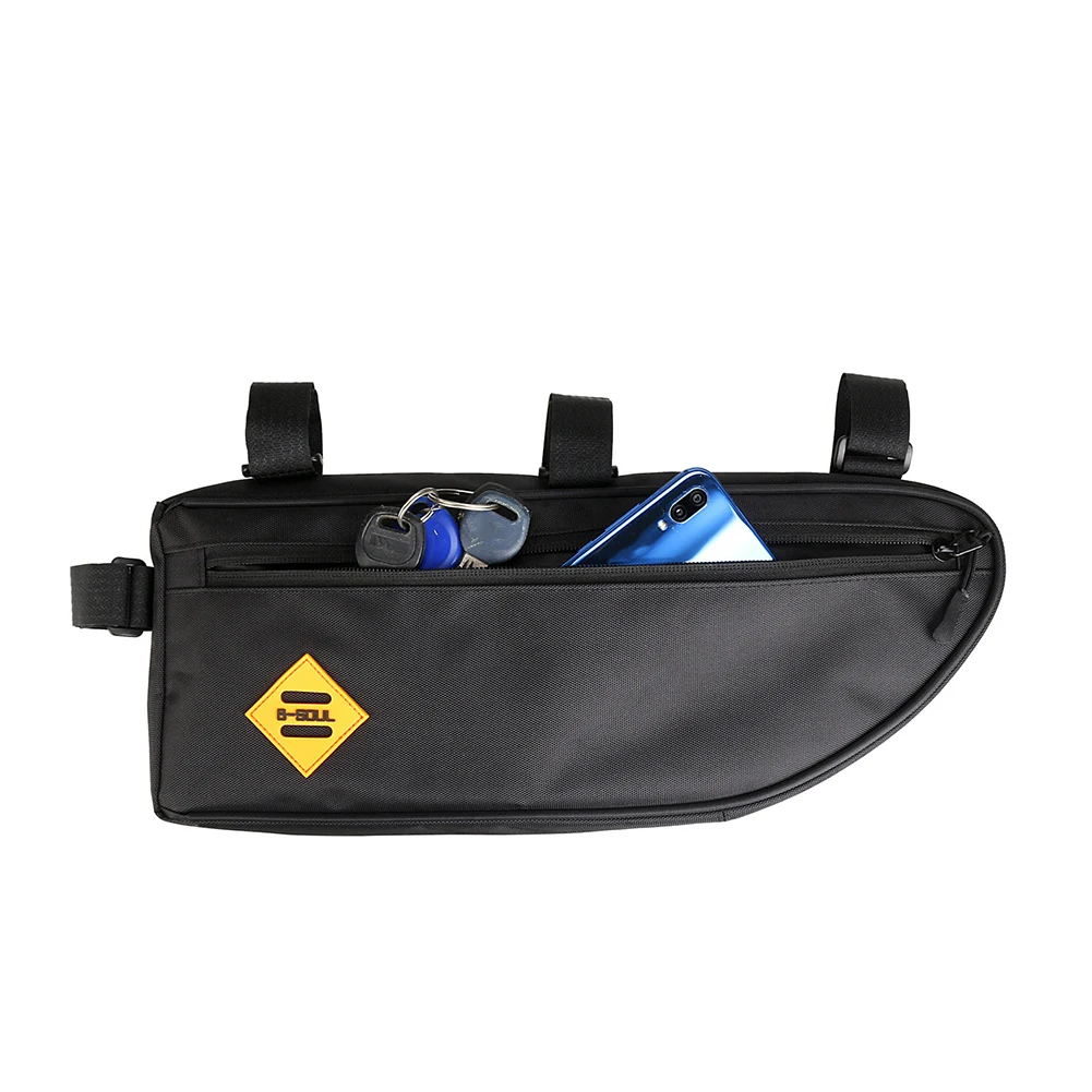 Flash Deal High Quality Bicycle Triangle Bag Front Tube Bike Frame Biking Waterproof Pannier Pouch Cycling Equiment 10