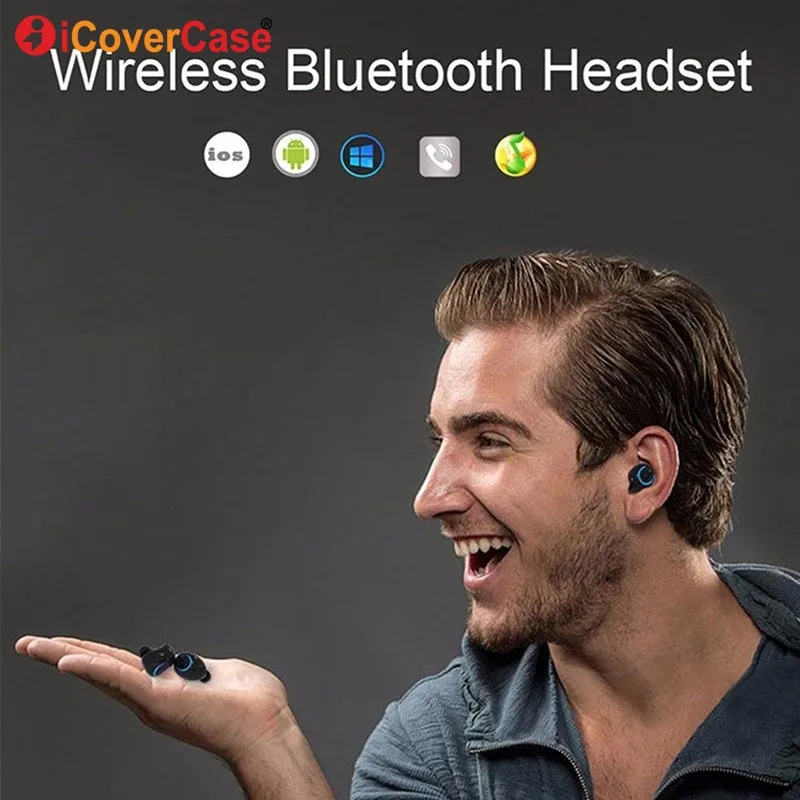 Bluetooth наушники с зарядным боксом для Samsung Galaxy S10 беспроводные микрофоном Plus S10e S9 S8