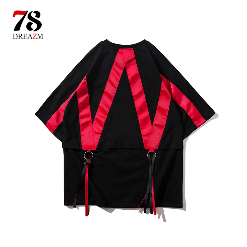 2018 hip hop moda verano hombres extendido hip-hop camiseta de gran tamaño Kpop Swag ropa de hombre Casual Streetwear Camisetas 2018 hip hop moda verano hombres extendido hip-hop camiseta de gran tamaño Kpop Swag ropa de hombre Casual Streetwear Camisetas