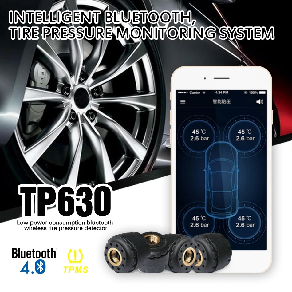 TP630 Intelligent bluetooth, tire pressure monitoring system,Bluetooth