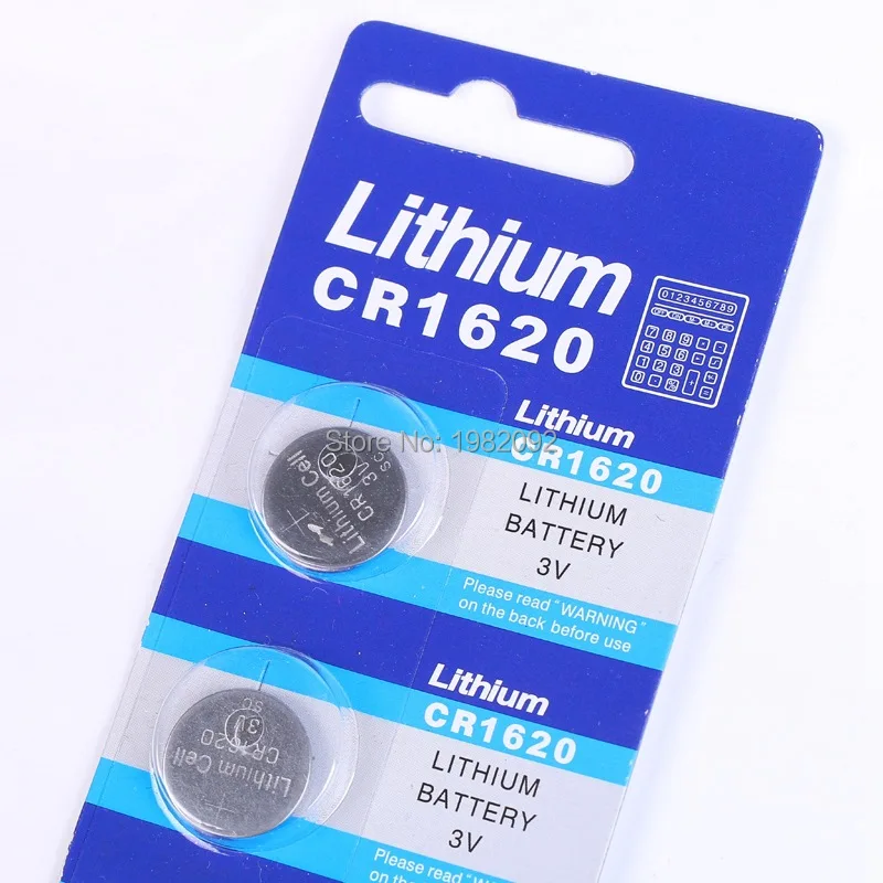 5pcs/lot Li ion 3V CR1620 DL1620 ECR1620 R1620 LM1620 3 Volt Button ...