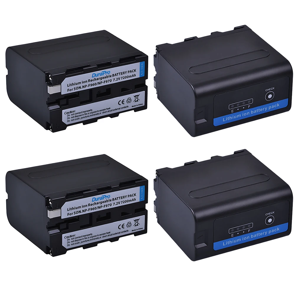 Аккумулятор с светодиодным индикатором питания для SONY F960 F550 F570 F750 F770 MC1500C 190P 198P F950