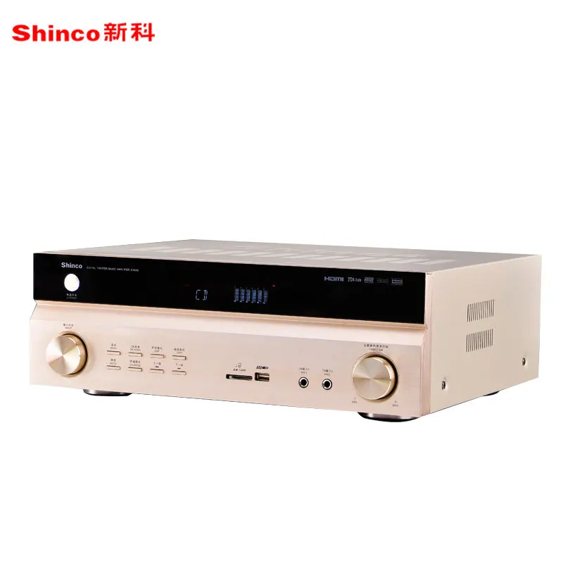 Shinco S-9009 бытовой 5,1 высокой мощности профессиональный hifi усилитель ktv цифровой Bluetooth усилитель