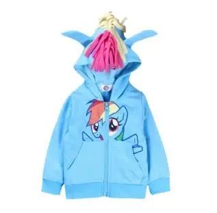 Детская куртка с милой пони для девочек Детские жакеты куртки и другая верхняя одежда Meninas весенне-осенние куртки DS40 - Цвет: 2