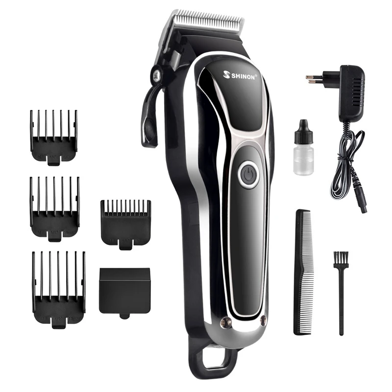 SHINON шнур/Беспроводная профессиональная машинка для стрижки волос Электрический триммер для волос для мужчин резак для волос