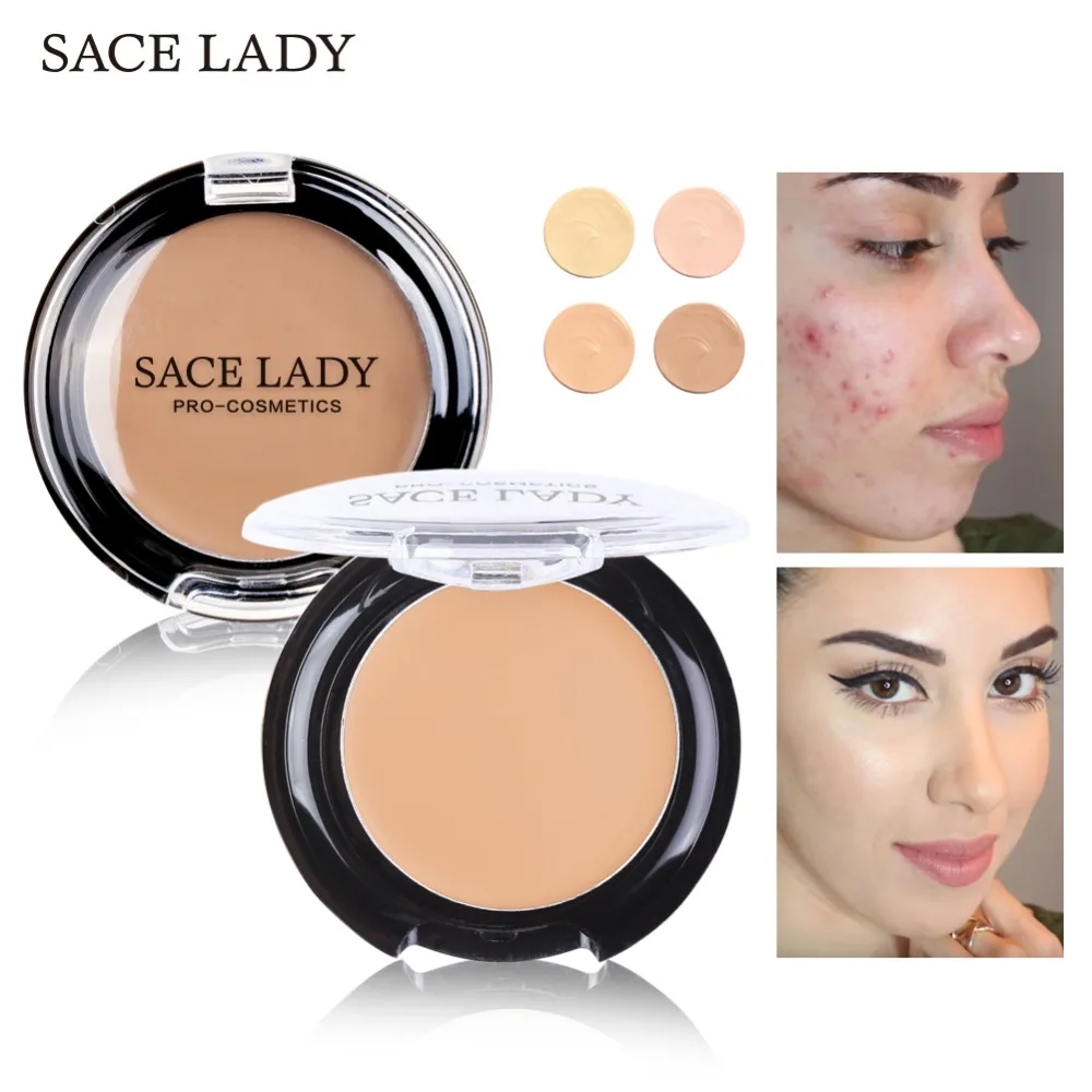 SACE LADY полное покрытие консилер крем для лица макияж водостойкая основа под