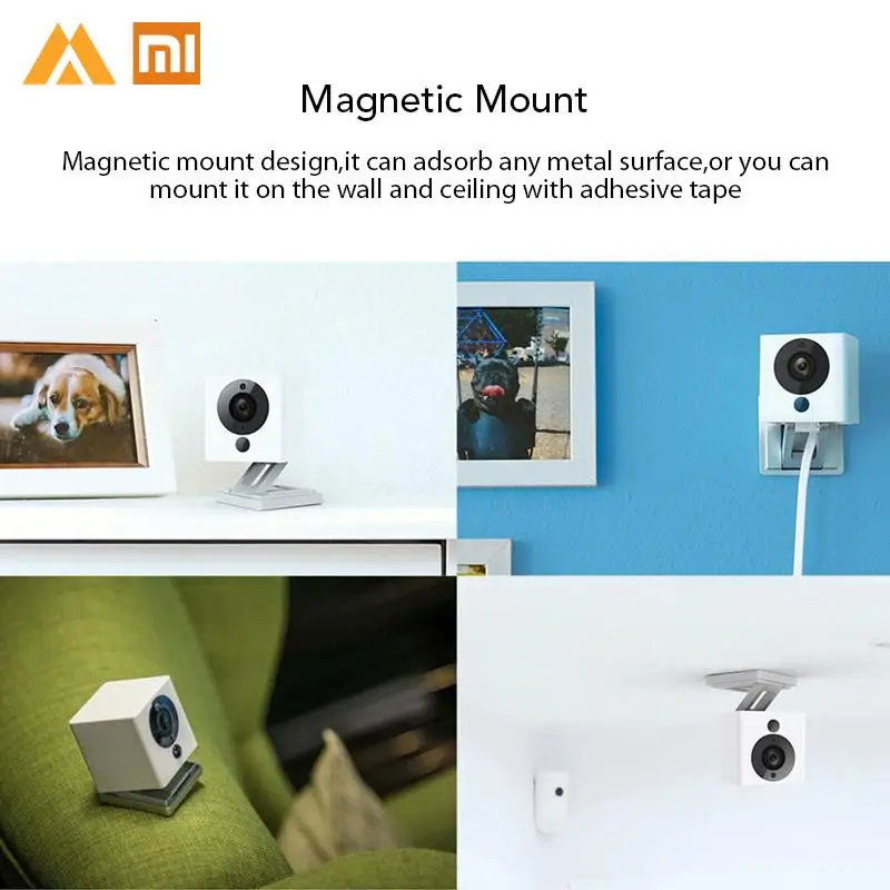 Original Xiaomi Mijia Xiaofang Camera IP WIFI CCTV Wireless 1/2.7 Camera 110 Degree 1080P Digital Zoom Smart Camera
