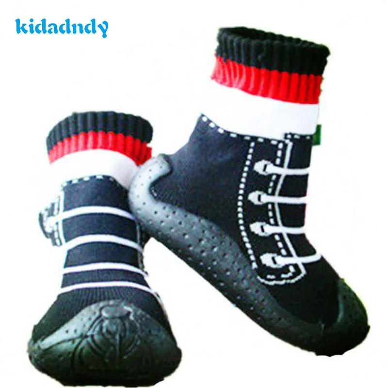 kidadndy Toddler Soft Bottom Non Slip Floor Rubber Soles Kids Boy