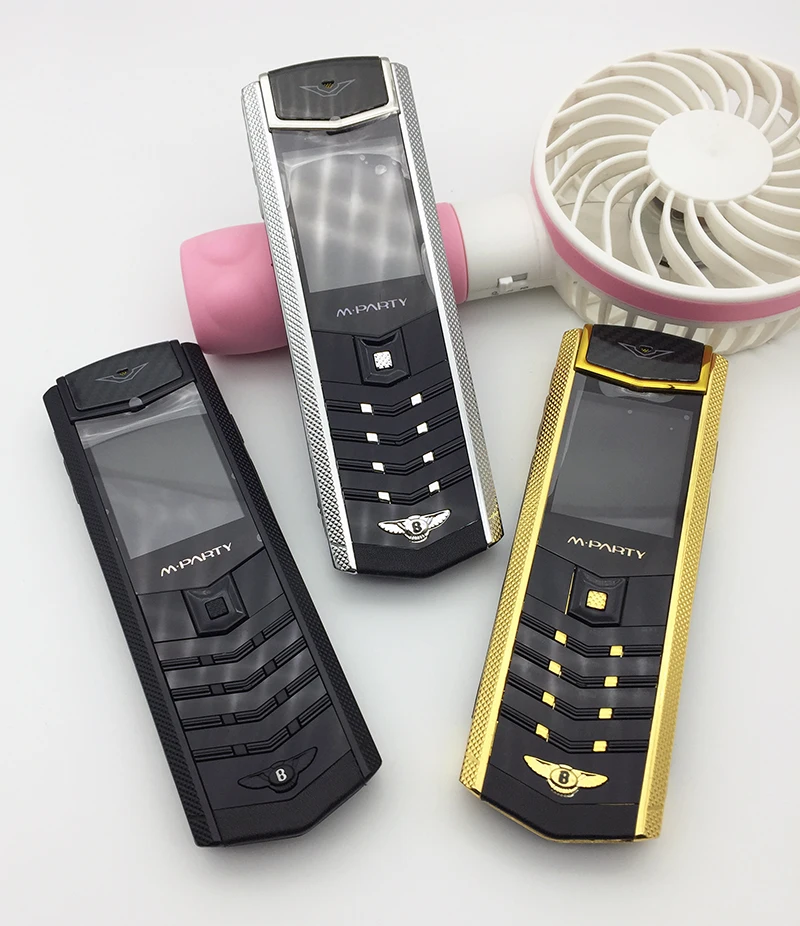 MPARTY LT2 Роскошный Металлический кожаный корпус Оригинальный китайский GSM телефон
