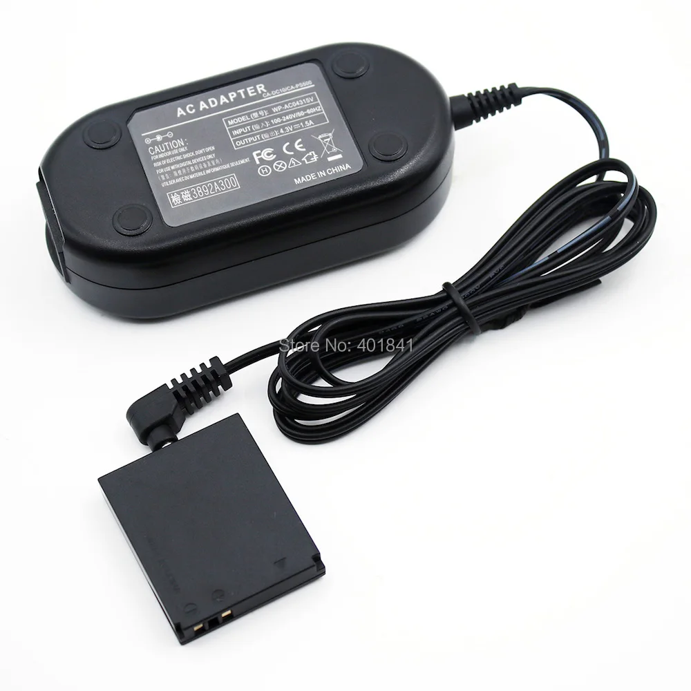 Адаптер переменного тока для камеры ACK-DC40 ACKDC40 DC40 Canon PowerShot D10 S90 S95 SD1200 IS (NB-6L батарея)