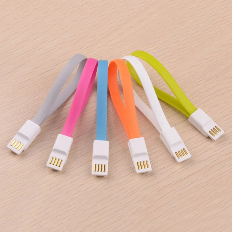 20 см/1 м смешанный цвет Магнитный Usb кабель для синхронизации данных Магнит лапша