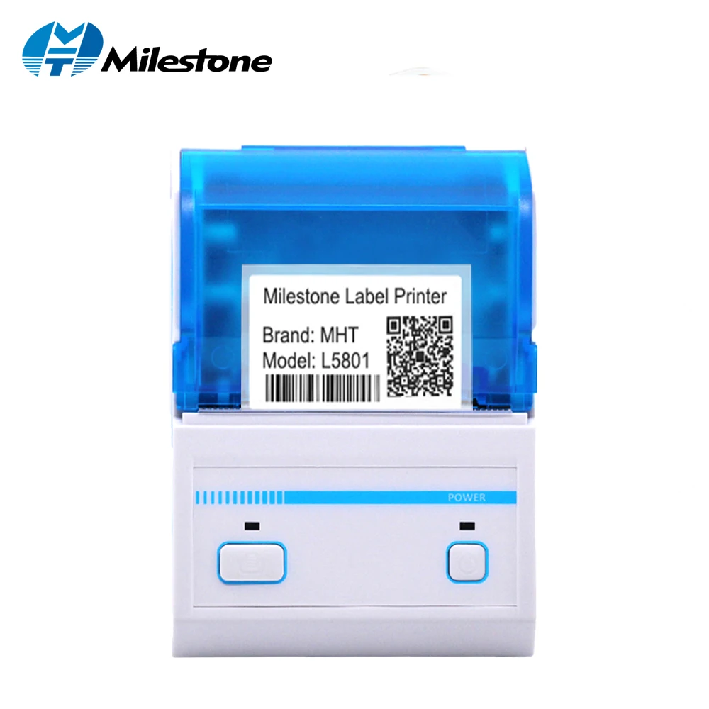 2 Inch Pos Label Printer Bluetooth Barcode Yang Dihasilkan Cetak Mengedit Android Tablet dengan MHT Label Aplikasi Printer Thermal MHT-P16L