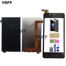 شاشة عرض LCD تعمل باللمس لـ FLY FS458 Stratus 7 FS 458 شاشة عرض LCD تعمل باللمس مجموعة شاشة محول الأرقام أدوات لوحة الاستشعار(China)
