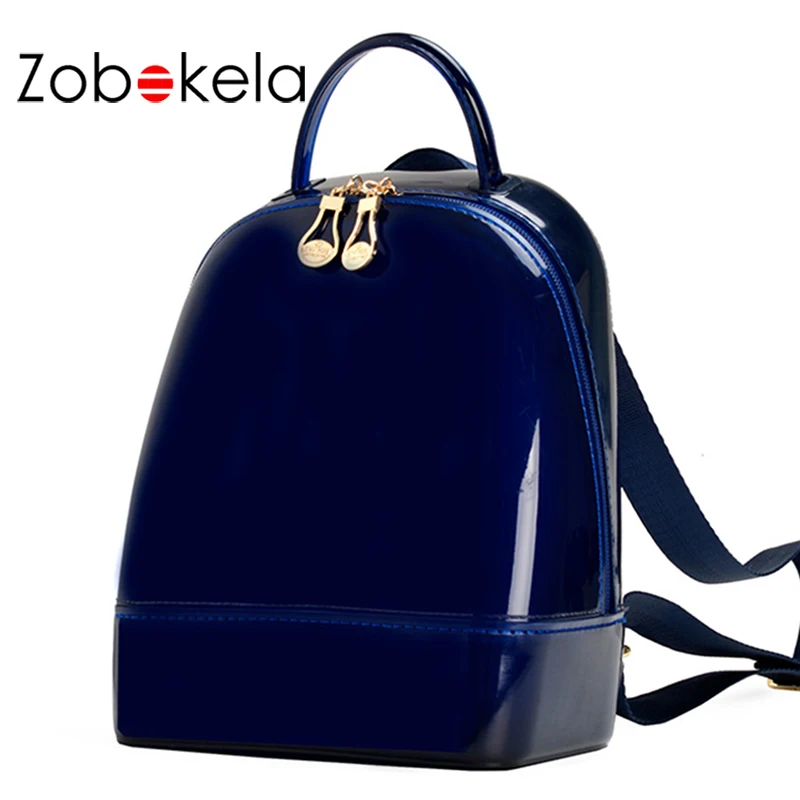 

ZOBOKELA Women backpack Summer Candy female bags for girls solid School Bags For Teenagers Girl Fashion travel BackPack Rucksack
