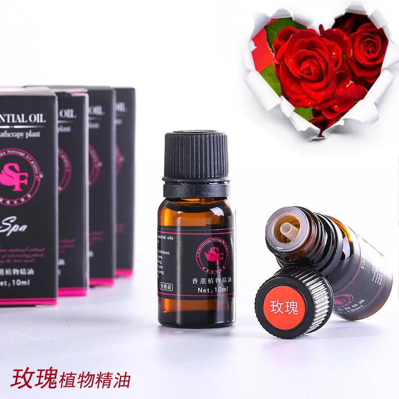 2PCS Rose Natural Plant Essential Oils Beauty Skin Care SPA Massage Aromatherapy Humidifier Diy Soap Versatile Essential Oils