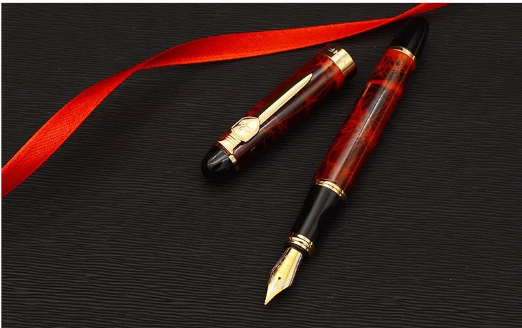 JINHAO X450A металлическая авторучка роскошный 0,5 мм чернильные ручки для каллиграфии для письма школы и офиса принадлежности Caneta