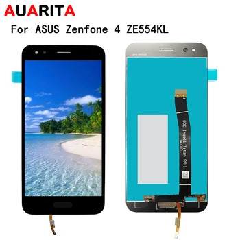 

No Dead Pixel 5.5" Display For ASUS Zenfone 4 ZE554KL Z01KDA LCD Touch panel front glass Screen Digitizer assembly 1920*1080