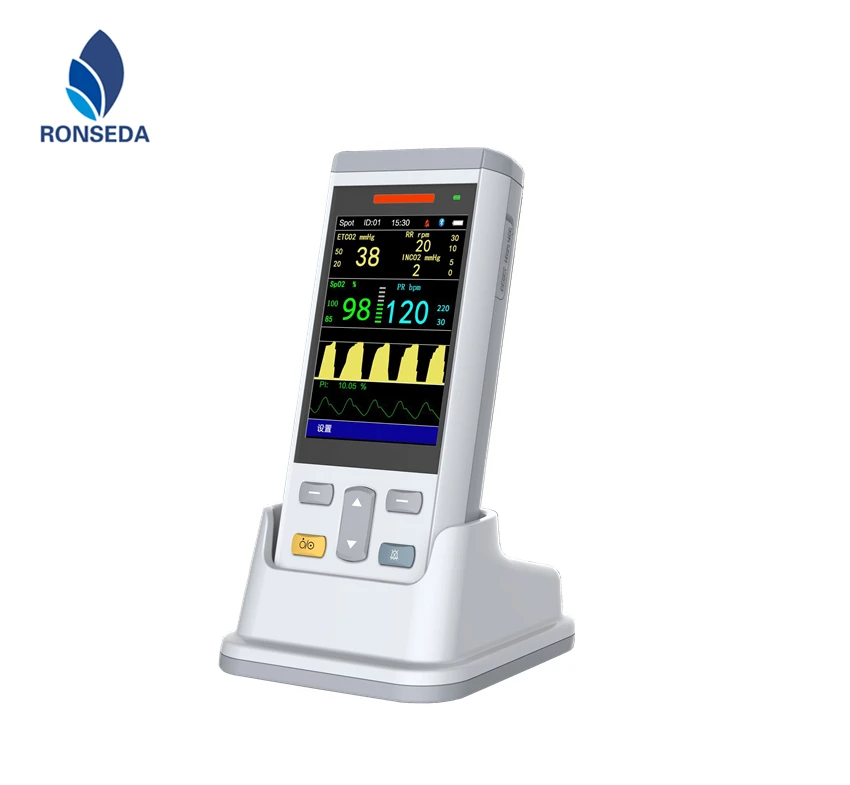 

Portable Capnograph Patient monitor mainstream ETCO2 monitor,ETCO2 sensor,ETCO2 module H200