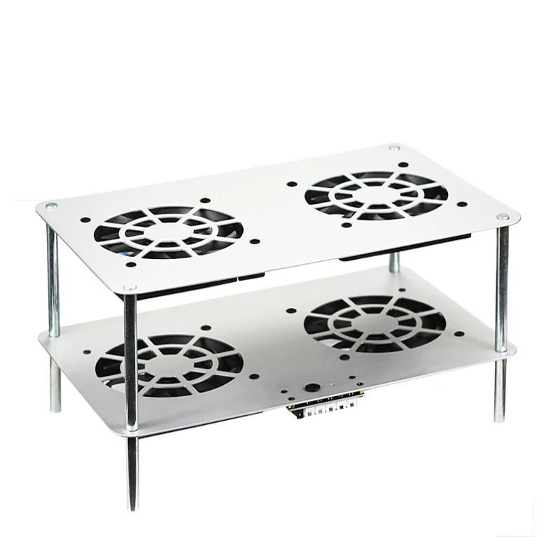 Router cooling rack, USB 5V 120mm high speed low noise speed regulating cooling fan, broadband