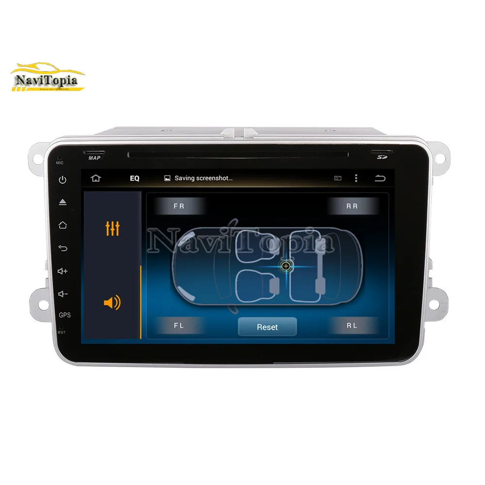 Best NAVITOPIA 4G RAM 64G ROM PX6 Android 9.0 Car DVD GPS Navigation for VW Passat B7/Passat Variant/Passat CC/Touran/Golf V VI 12