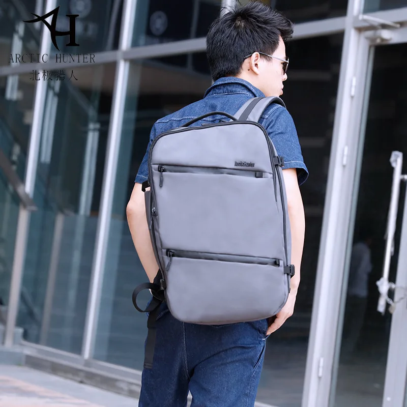 

2018 ARCTIC HUNTER Multifunction TSA Lock 21 inch laptop Backpack men USB Charge Shoulder Backpacks Bags women teenage B-00184
