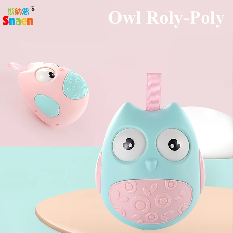 Сова Roly поли развивающие игрушки младенец новорожденный неваляшка погремушка