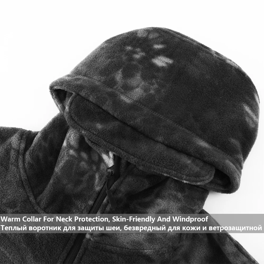 Günstig Mege Marke Herbst Winter Military Fleece Camouflage Taktischen männer Kleidung Polar Warme Multicam Armee Männer Mantel Outwear Hoodie