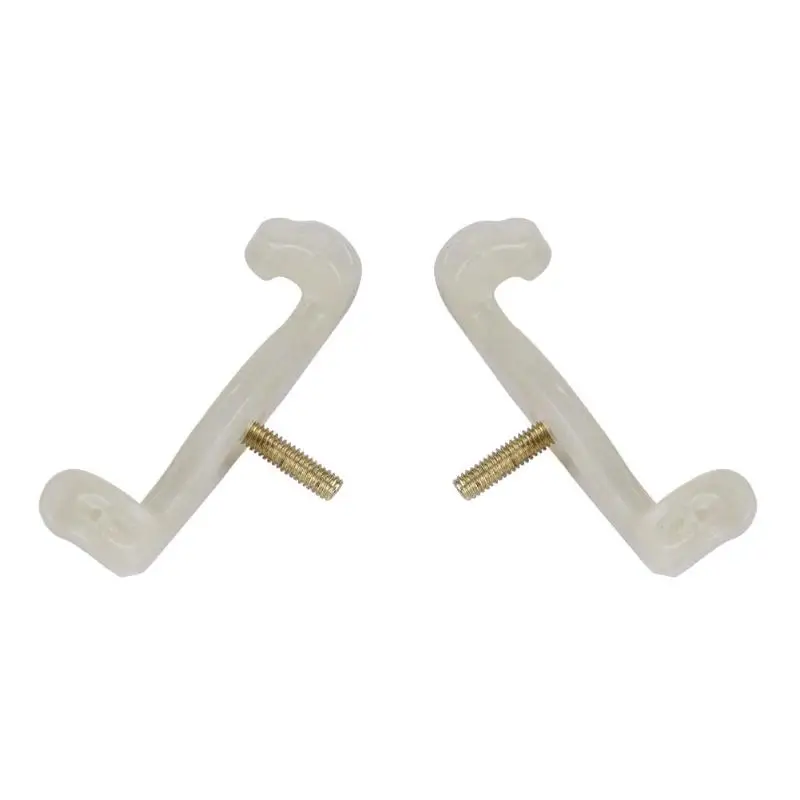 

New 2pcs Violin 3/4 and 4/4 Size Violin Adjustable Shoulder Rest Rubber Feet Musical Instruments Violin Accessories