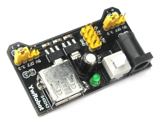 

Black breakboard special power supply module compatible 5v 3.3v electronic