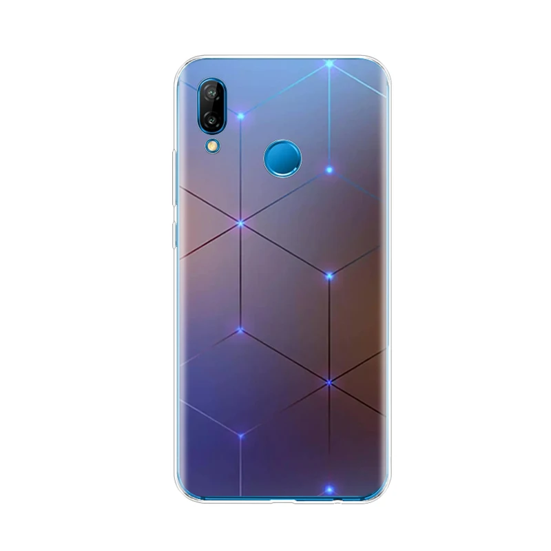 NO.61 Чехол для huawei P20 LITE, чехол для huawei p20 pro, чехол на заднюю панель, силиконовый 360, полностью защитный чехол P 20, прозрачный - Цвет: NO.61