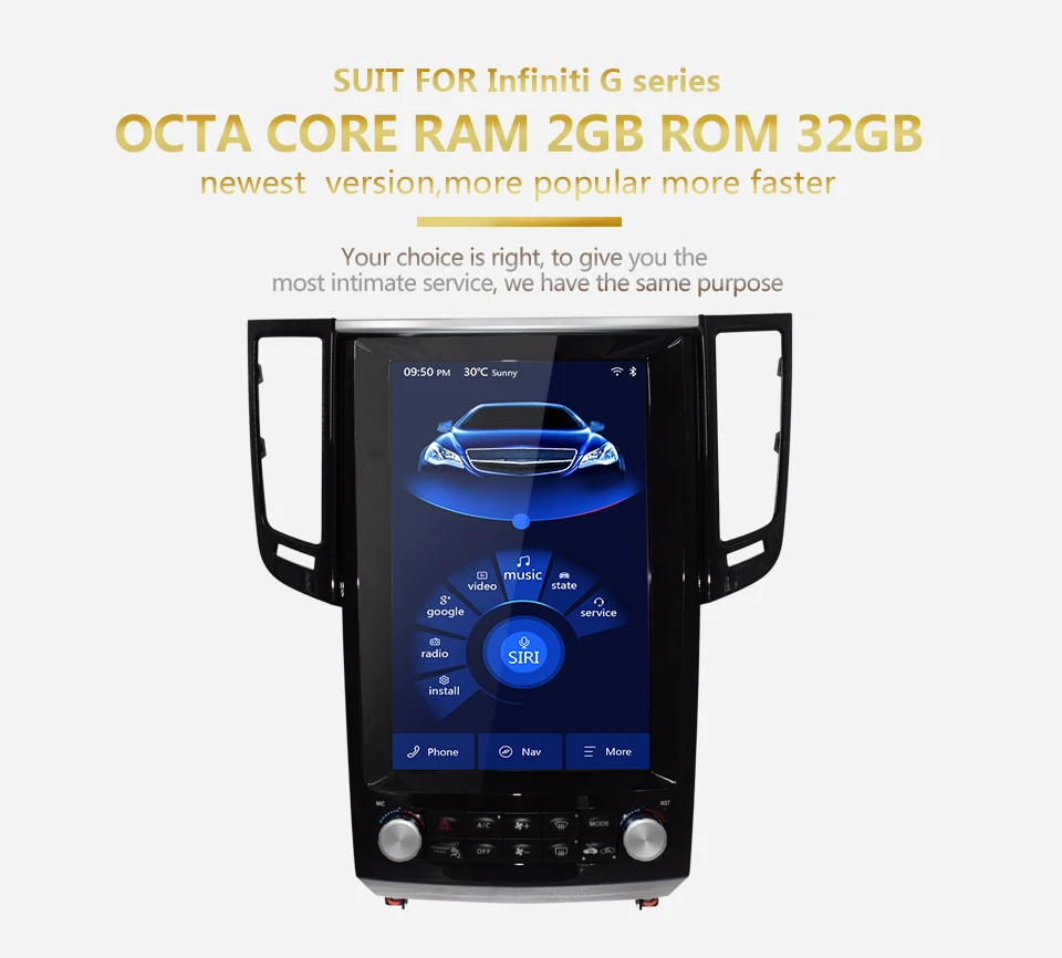 Clearance KiriNavi 12.1" HD Touch Display Android 8.1 For Infiniti FX35 FX50 QX70 QX80 Car Radio Audio GPS Navigation Multimedia Play 1 Clearance KiriNavi 12.1" HD Touch Display Android 8.1 For Infiniti FX35 FX50 QX70 QX80 Car Radio Audio GPS Navigation Multimedia Play 1