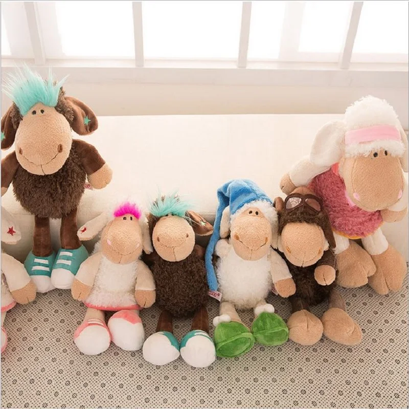 6 Colors Big Size 50cm Shaun The Sheep Plush Toys Hot Sale Baby