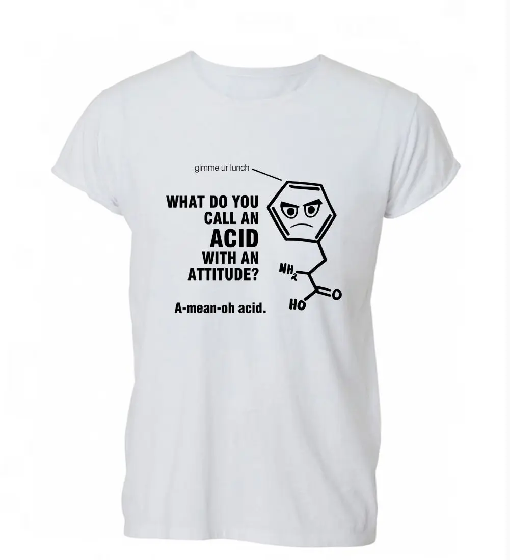 Летняя модная повседневная мужская футболка с круглым вырезом, что вы называете кислотой с отношение смешной химии, футболка, мужская и женская