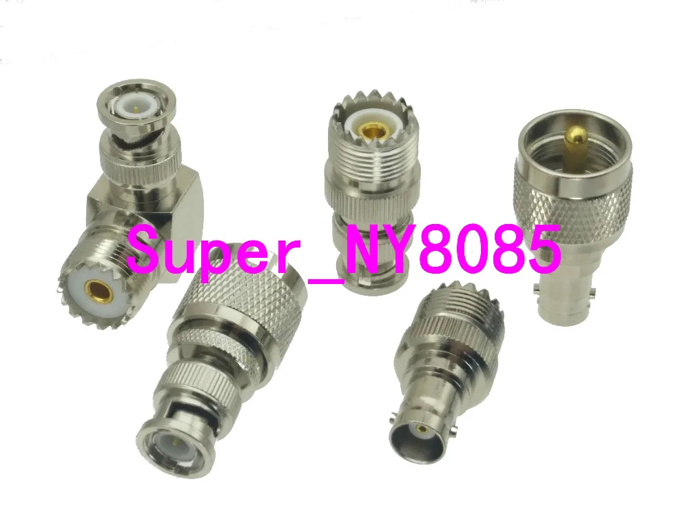 UHF SO239 PL259 к BNC прямой 4 типа RF разъем адаптера|Соединители| |