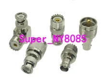 Uhf so239 pl259 para bnc ângulo direito em linha reta 4 tipo conector do adaptador do rf