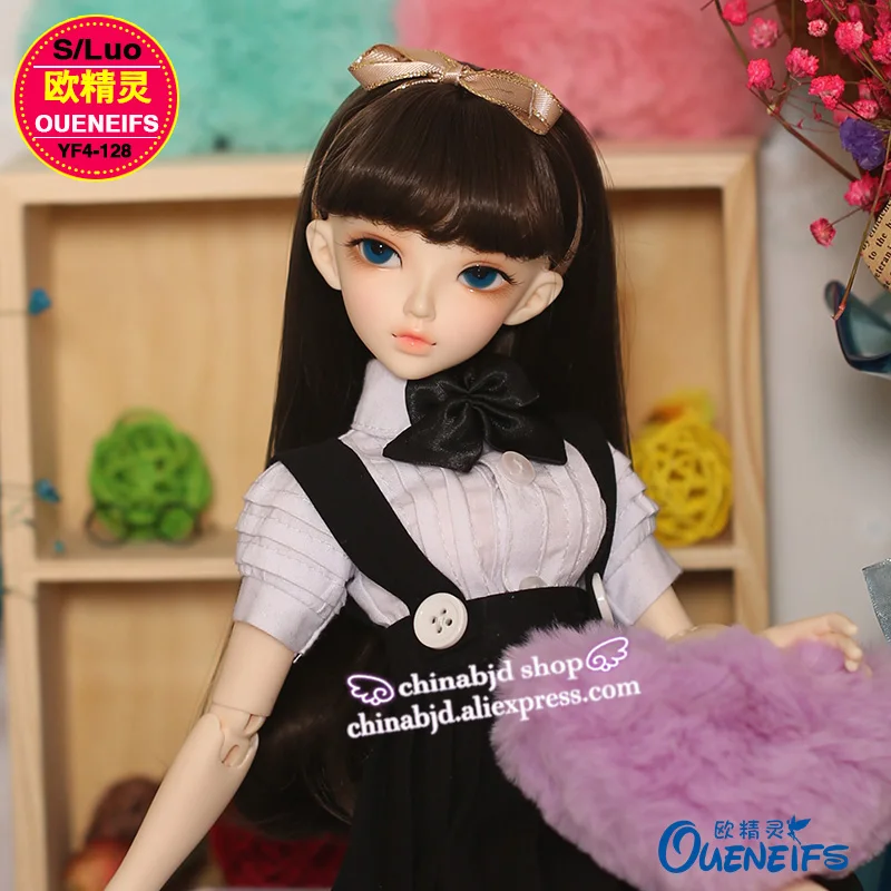 BJD одежда 1/4 кукла колледж Стиль костюм юбка черный и белый универсальные для RL