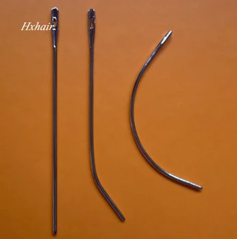 

Freeshipping 72pcs Needle of Weaving /Needle for weaving / Human Hair Weft Extension Weaving Tools
