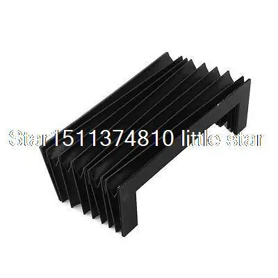 

Synthetic Rubber Rectangle Protective Accordion Dust Cover 21x19x7cm Black