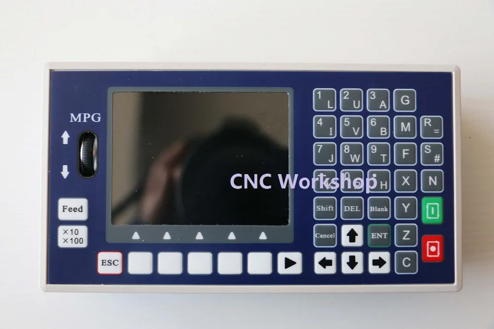  Controlador CNC de 4 ejes USB Stick código G husillo Panel de Control MPG controlador de torno de f
