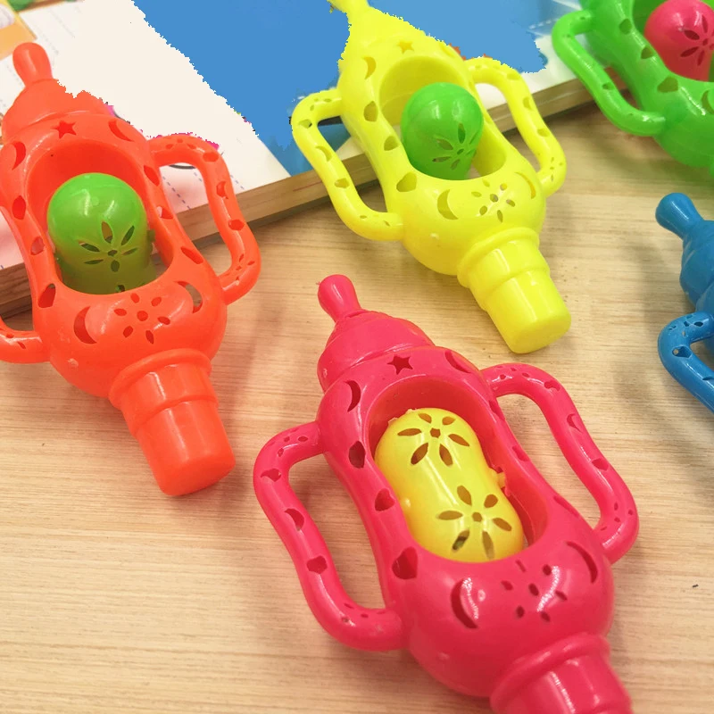 3 шт. маленький пластиковый свисток Музыкальные инструменты для детей развивающие игрушки для детей забавные бутылочки для кормления в форме свистка Детские игры