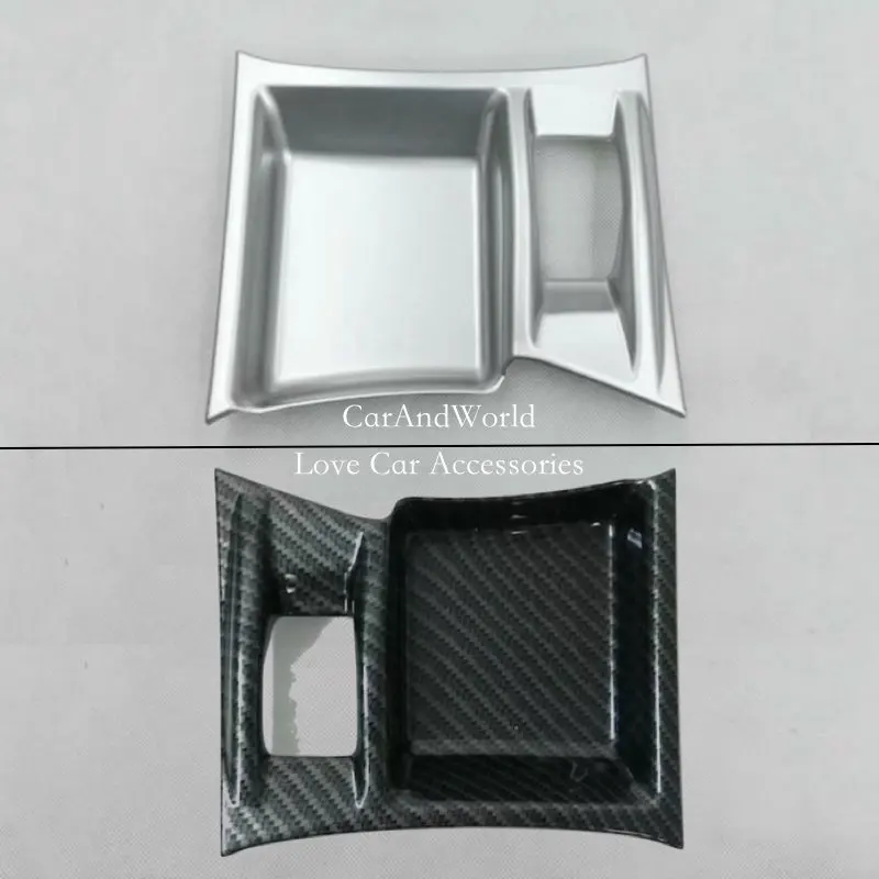 

For Nissan Xtrail X-Trail X Trail T32 2017 Gear Storage Box Electronic Hand Brake Cover Trim ABS Chrome Car Styling Accessories