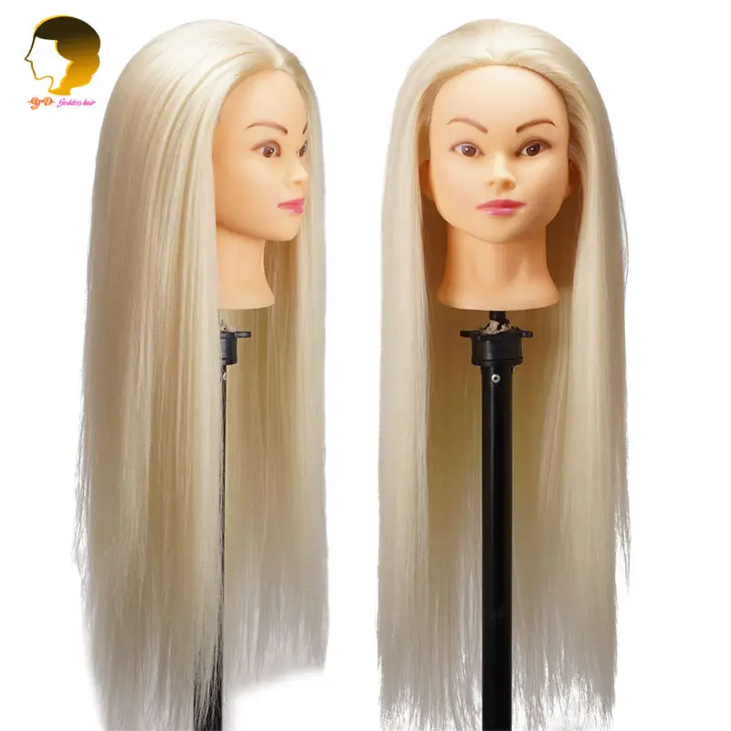 24 Inches Wig Dummy Head Of A Doll For Hairdressing Mannequin Training
