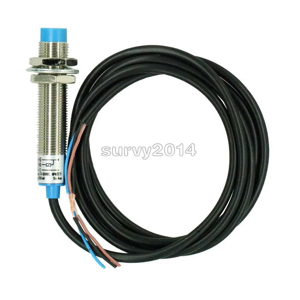 1 шт. Gaode Индуктивный бесконтактный Сенсор, LJ12A3-4-Z/BX, NPN, 3-wire НЕТ, диаметр 12 мм, датчик приближения