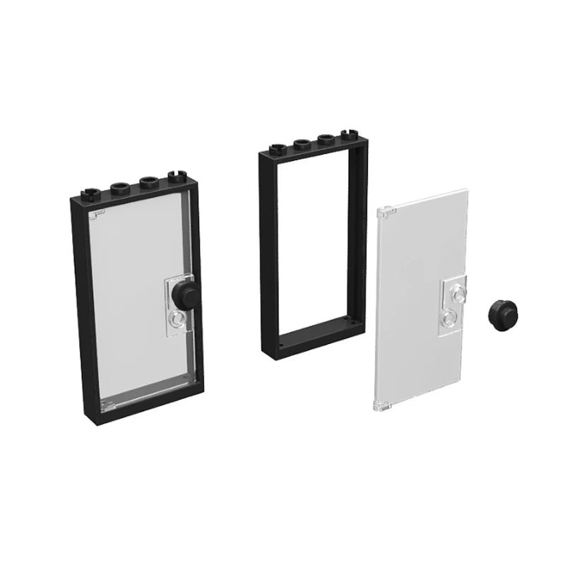 10sets Lot Door 1x4x6 Smooth With Solid Stud Plate Round Handle
