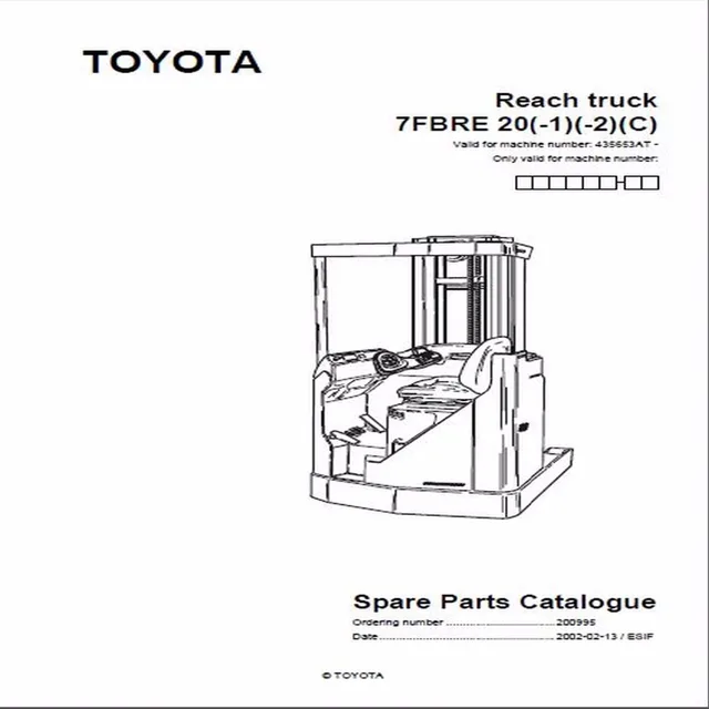 Toyota Forklift Bt Manual